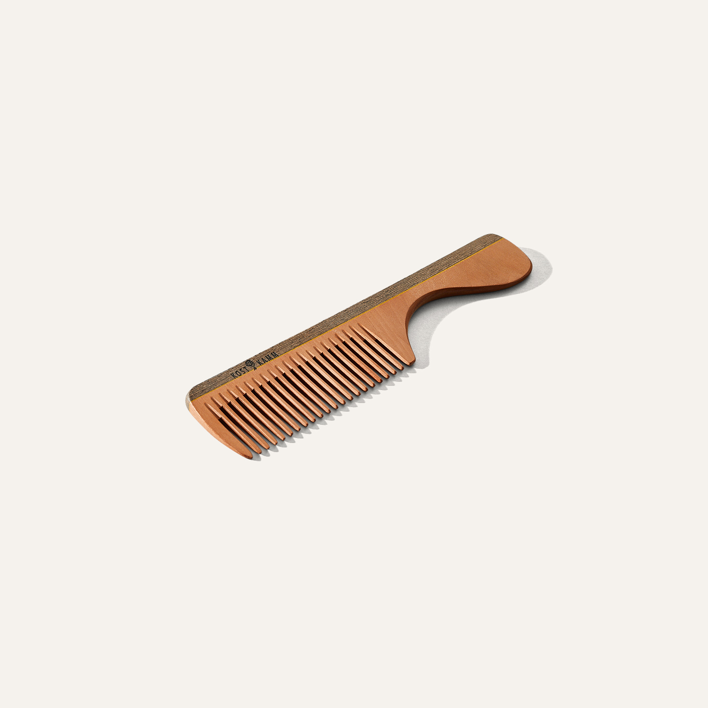 wood hair comb